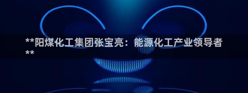 球盟会入口：**阳煤化工集团张宝亮：能源化工产业领导者
**