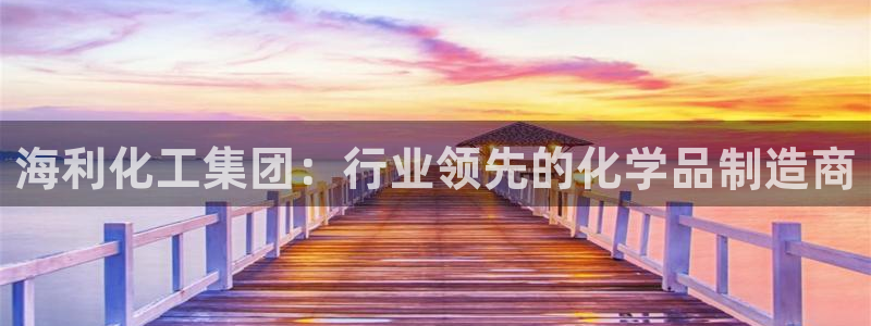 球盟会最新活动：海利化工集团：行业领先的化学品制造商
