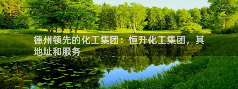 球盟会在线登入：德州领先的化工集团：恒升化工集团，其
地址和