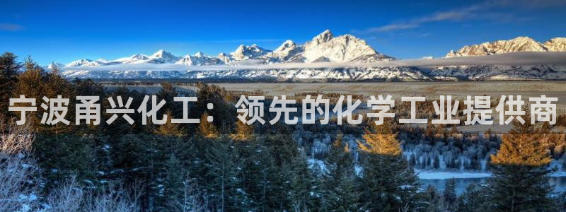 球盟会综合体育平台怎么样：宁波甬兴化工：领先的化学工业提供商
