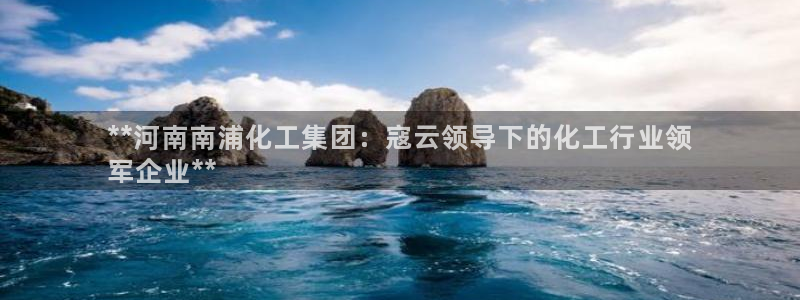 球盟会中国官方网站：**河南南浦化工集团：寇云领导下的化工行
