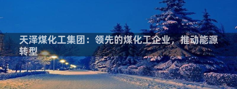 球盟会可以提现么：天泽煤化工集团：领先的煤化工企业，推动能源
