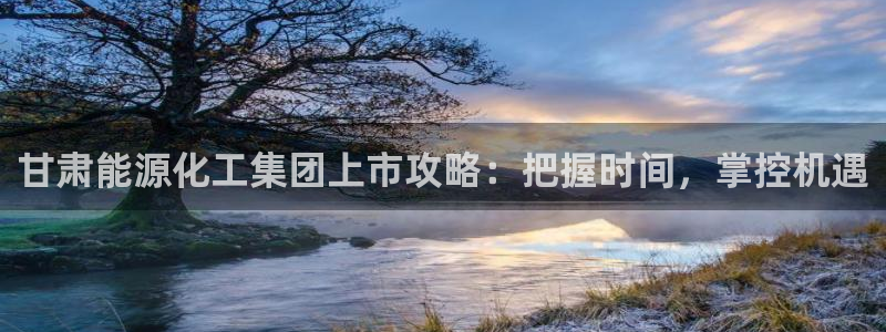 球盟会和中欧：甘肃能源化工集团上市攻略：把握时间，掌控机遇