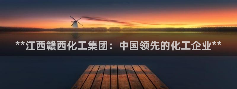 球盟会国际官网：**江西赣西化工集团：中国领先的化工企业**