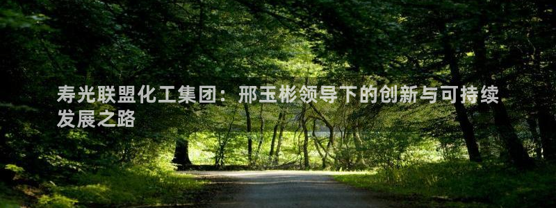 球盟会可靠不：寿光联盟化工集团：邢玉彬领导下的创新与可持续
