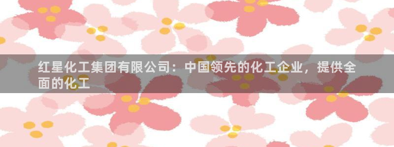 球盟会地址：红星化工集团有限公司：中国领先的化工企业，提供全