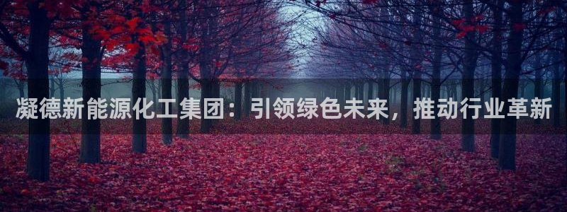 球盟会qm：凝德新能源化工集团：引领绿色未来，推动行业革新