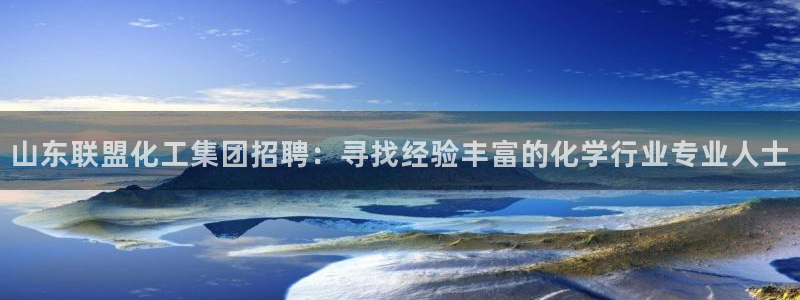 球盟会入口：山东联盟化工集团招聘：寻找经验丰富的化学行业专业