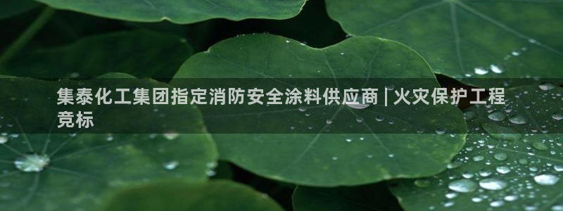 球盟会可以提现么是真的吗：集泰化工集团指定消防安全涂料供应商