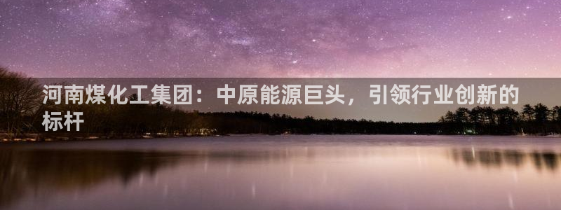 球盟会网址多少：河南煤化工集团：中原能源巨头，引领行业创新的