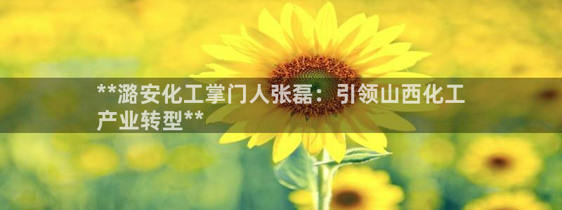 球盟会黑网：**潞安化工掌门人张磊：引领山西化工
产业转型*